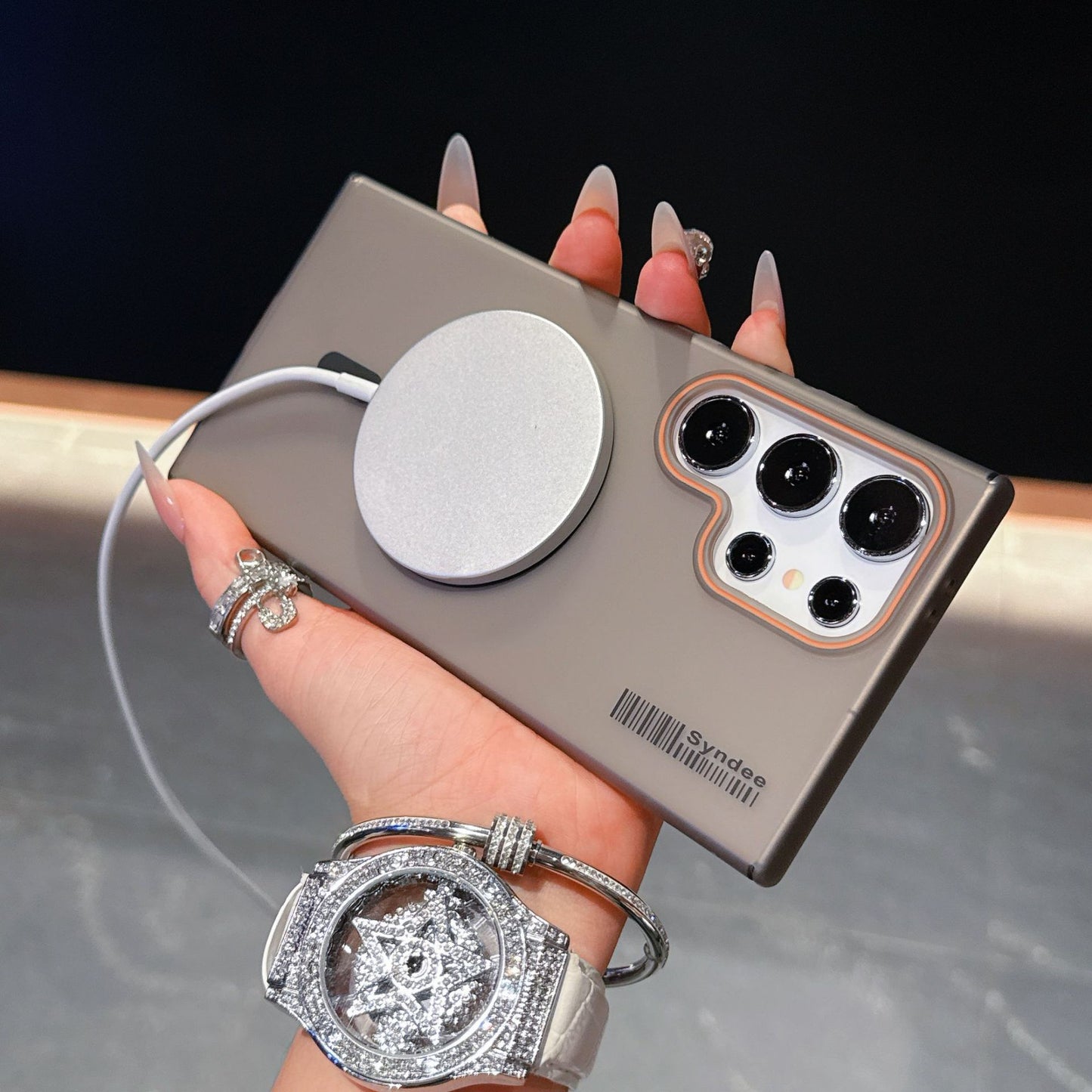 Magnetic Phone Case Fashion Ultra-thin Soft Yarn