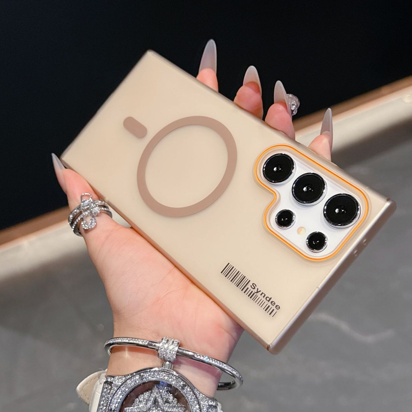 Magnetic Phone Case Fashion Ultra-thin Soft Yarn