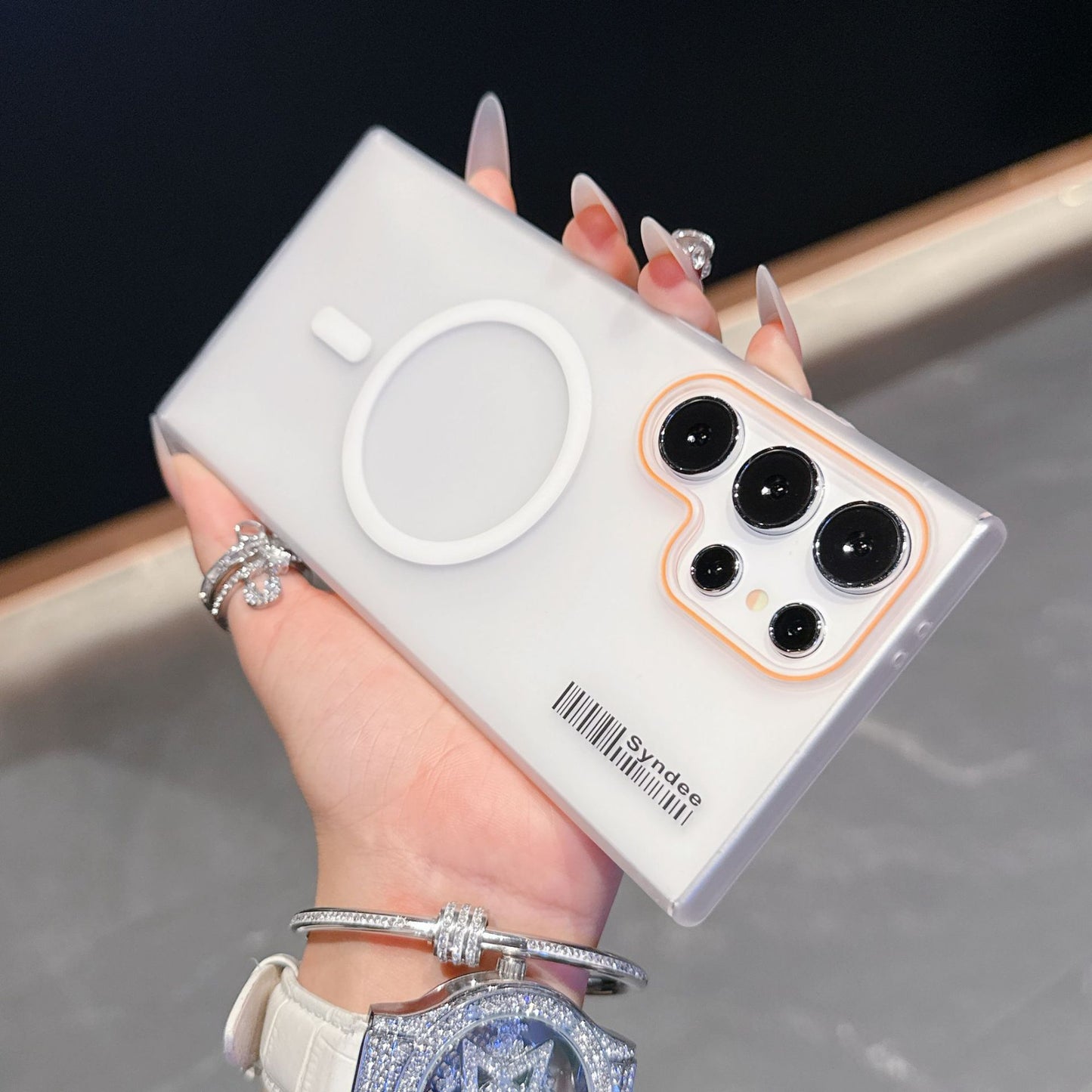 Magnetic Phone Case Fashion Ultra-thin Soft Yarn