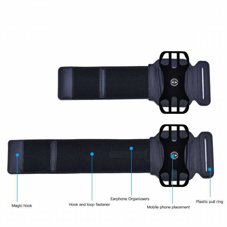 Mobile Phone Armband Sports Arm Sleeve Wrist Bag Arm Bag